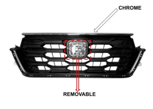 Conjunto de rejilla estilo OE para parachoques delantero Honda CRV CR-V 2023-2024 - Imagen 1 de 5