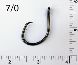 PACK OF 100 TACKLEWORKS Size 7/0 Offset Circle Hook 4X Strong L2004 - Picture 1 of 2