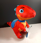 New Dino Ranch Blitz The Red Raptor Dinosaur 6 Mini Plush Stuffed Animal