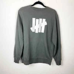 Undefeated 5 Strikes Crewneck Gray Sweatshirt Size M EUC - Picture 1 of 5
