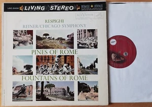 REINER CSO Respighi Pines & Fountains of Rome LP RCA LSC-2436 1S/1S SD ED1 Rare - Imagen 1 de 2