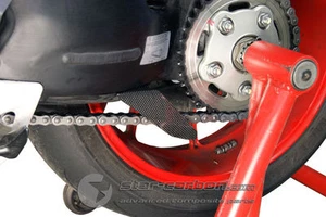 PARACATENA PINNA INFERIORE FIBRA CARBONIO DUCATI STREETFIGHTER 848 1100 - Imagen 1 de 4