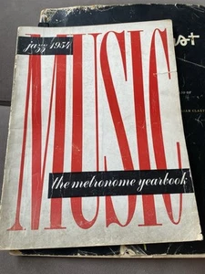 1954 JAZZ MUSIC THE METRONOME YEARBOOK MAGAZINE - Picture 1 of 4