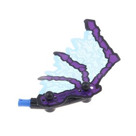 1X Lego Plastic Wing NEXO KNIGHTS Purple Right Skeletons 70351 6171832 29053A