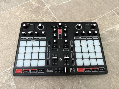 Hercules P32 Advanced DJ Controller with High Performance Pads DJCONTROL-P32 - Image 1 of 4