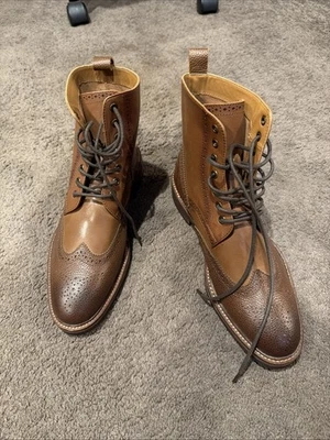 Botas vaqueras Express de cuero para hombre Foto 1 de 4