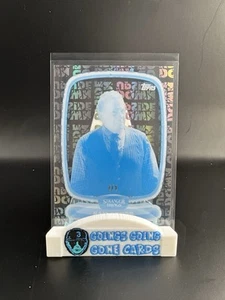 2025 Topps Stranger Things Sam Owens Blue Printing Plate Upside Down 1/1 - Picture 1 of 3