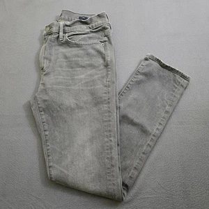 J. Crew Factory Men 34X34 (34X32.5) Gray Straight Slim Flex Jeans - Picture 1 of 13
