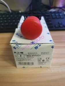1PCS New Eaton Moeller M22-PVT/K01 Emerg Stop/Swit Pushbutton Red Brand - Picture 1 of 6