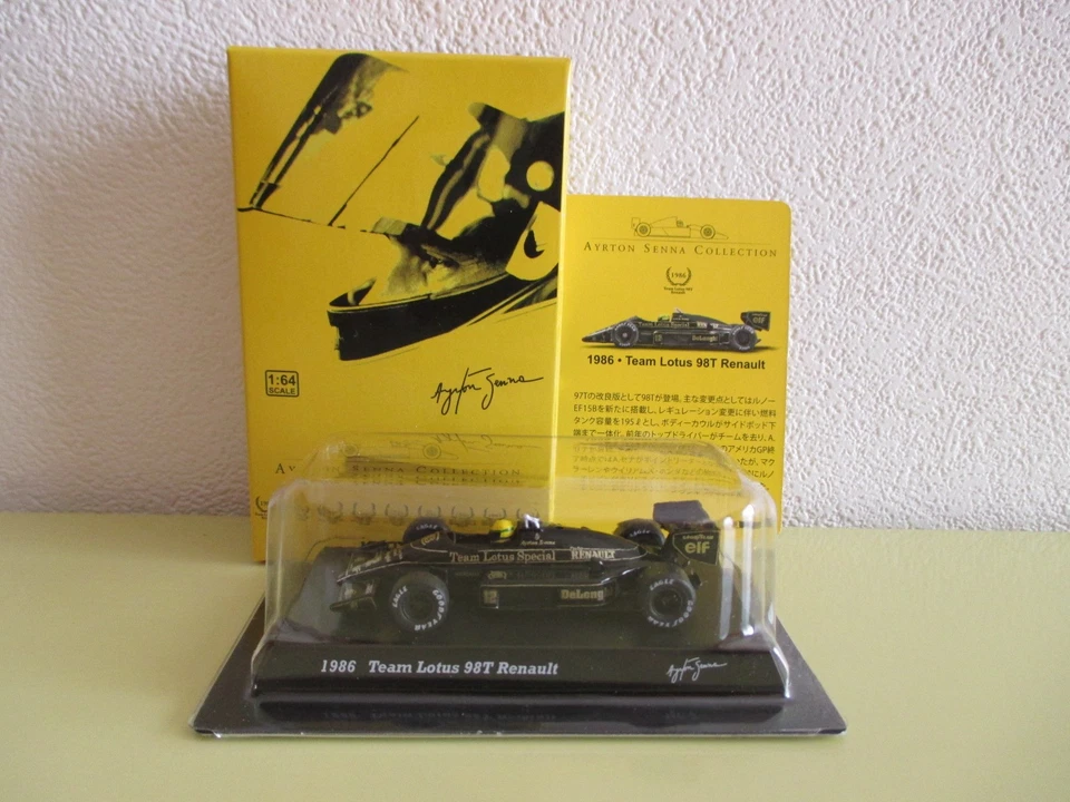 Kyosho 1/64 Ayrton Senna Minicar Collection Team Lotus 98T Renault 1986 #12 Foto 1 de 1