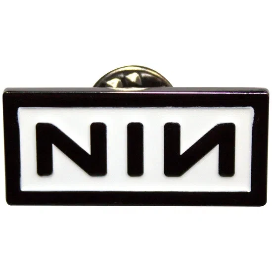 Nine Inch Nails Band Logo Enamel Pin - Image 1 of 1