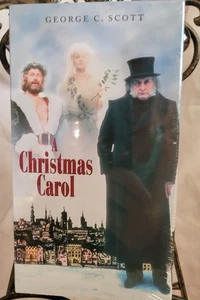 A Christmas Carol By George C. Scott VHS Sealed Tape - Picture 1 of 3