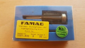 FAMAG Wendeplatten Bündigfräser HM Kugellageranlaufring 19mm - Bild 1 von 2