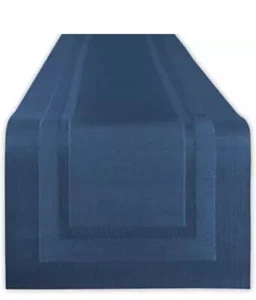 Nautical Blue PVC Doubleframe Table Runner, 14X72 @ - Picture 1 of 5