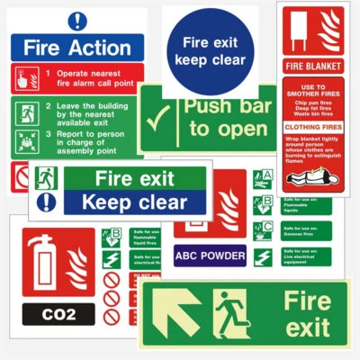 FIXMAN Self-Adhesive Safety Signs - Clearance Prices - FREE & FAST P&P