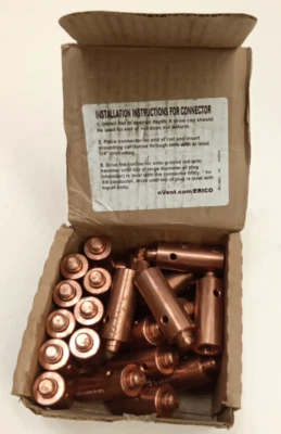 nVent Erico EHL58C1K Copper Hammerlock Ground Clamp CU 5/8" 4 SOL 25pk