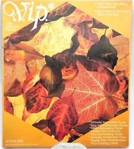 Vintage VIP Puzzle Ultimate Whitman 1982 Autumn Leaves & Circle of Trees - Picture 1 of 4