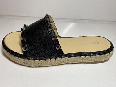 Zapatos Wanted para mujer talla 6 negros con tachuelas sin cordones de cuero sintético Foto 1 de 4