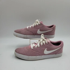 Nike Women's SB Check Solar Canvas Sneaker Pink Size 8.5 - Picture 1 of 7