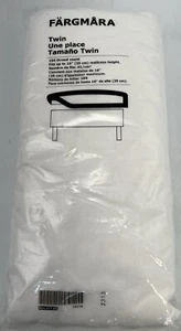 IKEA FARGMARA Twin Fitted sheet, white 100 % cotton NEW - Picture 1 of 10
