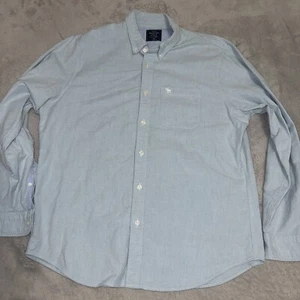 A&F ABERCROMBIE & FITCH MENS CLASSIC OXFORD SHIRT Stretch FIT XXL - Picture 1 of 7