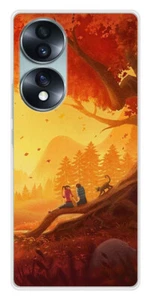 Coque en silicone imprimée compatible Huawei Honor 70 Automne à deux - Picture 1 of 3