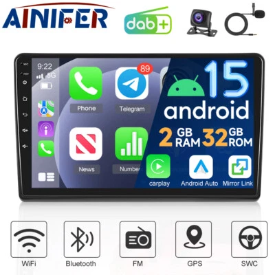 DAB+ Android 15 Autoradio Für Fiat Ducato Peugeot Boxer Citroen Jumper - Bild 1 von 4