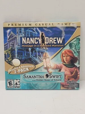 Nancy Drew Message in a Haunted Mansion & Samantha Swift Hidden Roses Sealed PC - Image 1 of 4