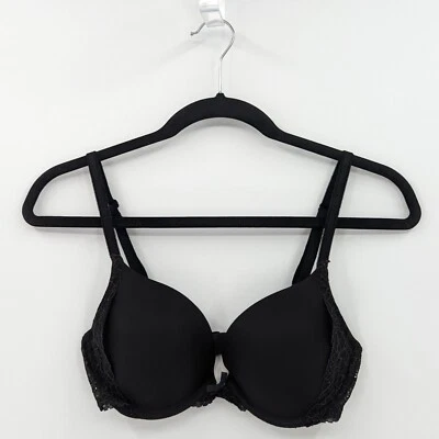 Victoria's Secret Bra 32D Black Push Up Dream Angels-READ - Image 1 of 4