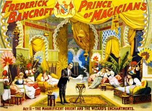 Frederick Bancroft - The Wizard's Enchantments - 1895 - Circus Show Poster - Bild 1 von 1