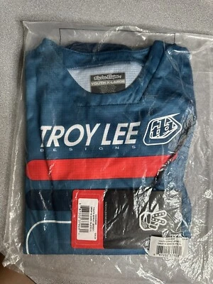Troy Lee Designs Ciclismo MTB Bicicleta Bicicleta de Montaña Juvenil Sprint Jersey Talla XL Foto 1 de 2