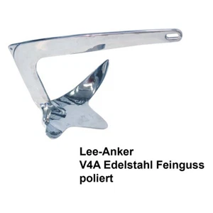 Ancla M Lee-Anker V4A acero inoxidable fundición Bruce Anker pulido - Imagen 1 de 2