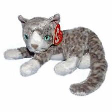 Ty Beanie Baby Purr The Cat With Tag Retired DOB March 18th 2000