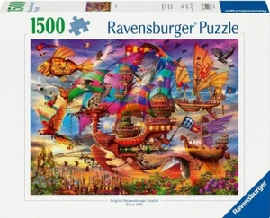 NEW Ravensburger Jigsaw Puzzle 1500 Pieces 12001487 The Flight Ciro MarchettI - Foto 1 di 2