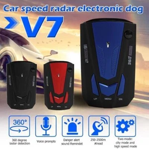 Car 16 Band 360° Anti-Police GPS Camera Laser Radar Detector Voice Alert NEW US - Picture 1 of 12