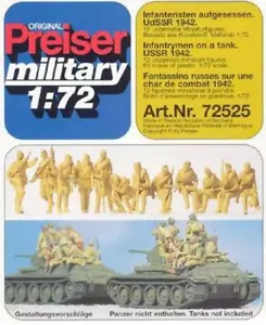 1/72 Resin geformte WWII sowjetische Panzer mit 12 Personen im Eliminierungsstatus. - Bild 1 von 7