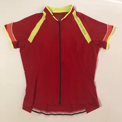 Camisa GORE Bike Wear para mujer Windstopper bolsillos elásticos roja/voltio talla 2XL Foto 1 de 4