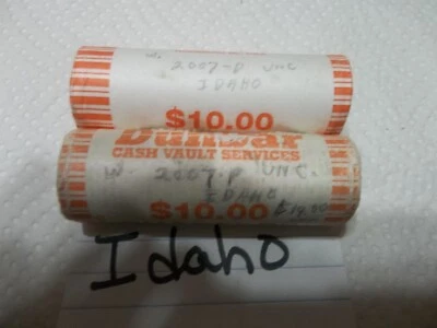2007 Idaho P & D State quarter rolls mint rolls   FREE SHIP! - Image 1 of 3