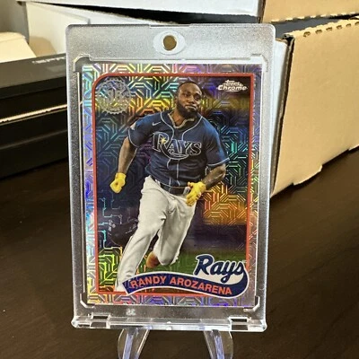 2024 Topps #89BR-RA Randy Arozarena 1989 Topps Baseball 35th Anniversary Relics - Image 1 of 3