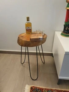 Tavolino design,nuovo,su misura,legno massello,arredo,homemade,idea originale - Foto 1 di 6