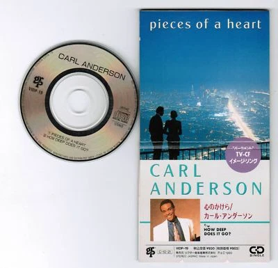 CARL ANDERSON Pieces Of A Heart JAPAN 3" CD SINGLE VIDP-19 Snapped/Folded FreeSH Foto 1 de 3