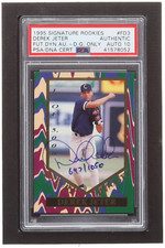 Derek Jeter Signed 1995 Signature Rookies Future Dynasty Signatures #FD3 RC #647
