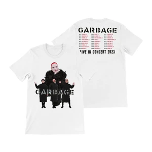 T-Shirt Garbage Band Live In Concert 2023 Baumwolle weiß alle Größen für Herren IN864 - Bild 1 von 4
