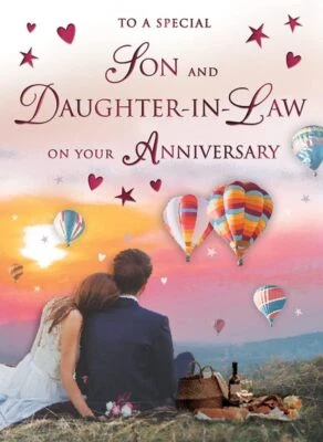 REGAL To A Special Son and Daughter In Law Anniversary Card