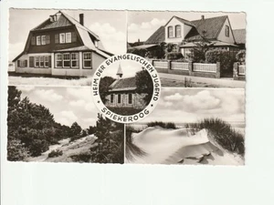 SPIEKEROOG..., hogar de Evgl. Juventud, 4 Ans. Postal, entre otros, Vordans, duna... s/w kl - Imagen 1 de 2