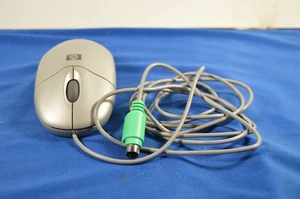 Vintage HP Computer Mouse Model M-SBJ96 Gray  Ball Mouse - Picture 1 of 1
