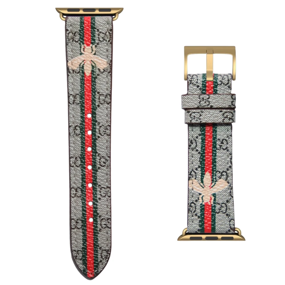 DESIGNER Apple watch band strap series 1 2 3 4 5 6 7 8 9 10 SE ULTRA 1 2 G Bee - Image 1 of 4