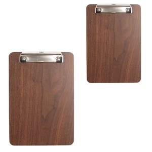2 PCS Menu Folder Recipe Stand Nurse Wooden Holder Rack for Home - Picture 1 of 12