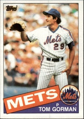 1985 Topps #53 Tom Gorman New York Mets - Image 1 of 2
