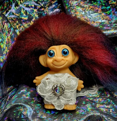 Hermosos ojos de vidrio de piel de oveja islandesa Uneeda de colección únicos cristales de Swarovski Foto 1 de 4